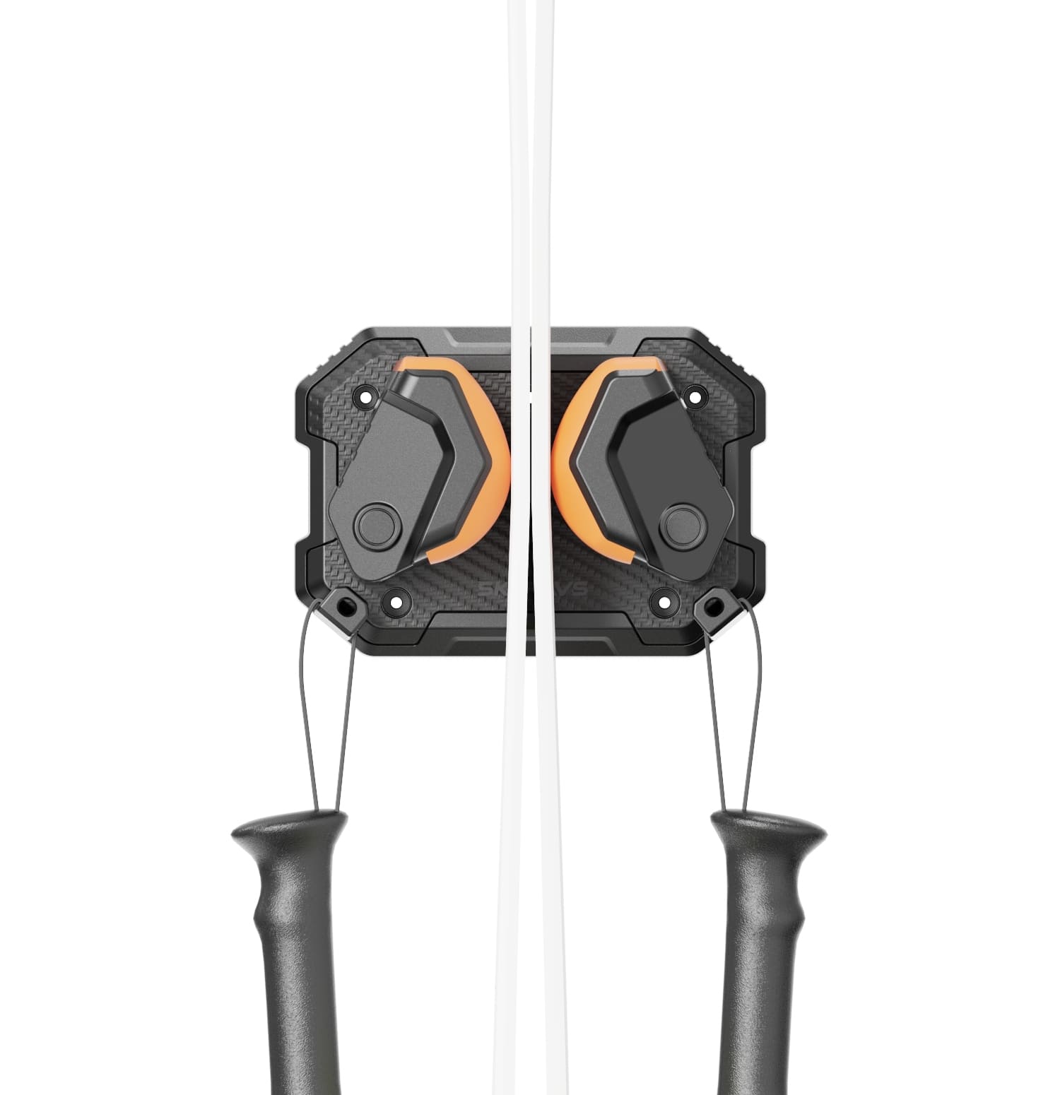 A-pair-of-skiboards-is-hanging-on-the-skifavs-snowboard-wall-rack-Hefty
